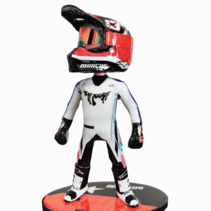 Figura de Motocross personalizada con tu vestimenta + Casco a elección